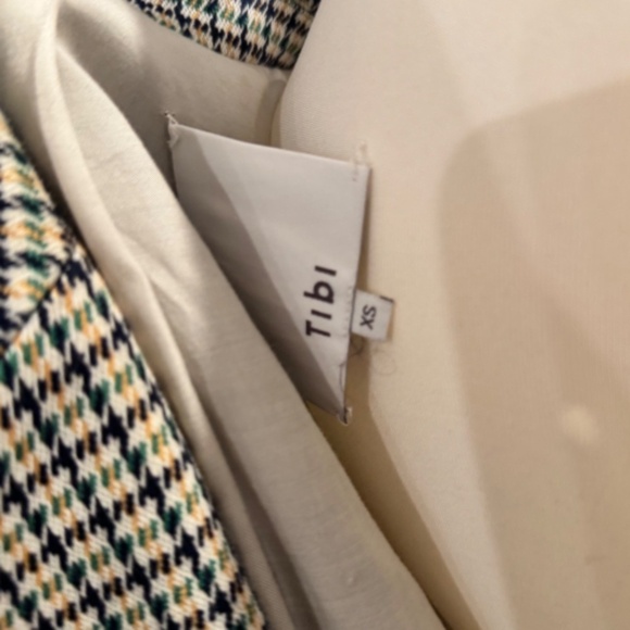 Rare TIBI LIAM CHECKED BLAZER size XS - Picture 8 of 8